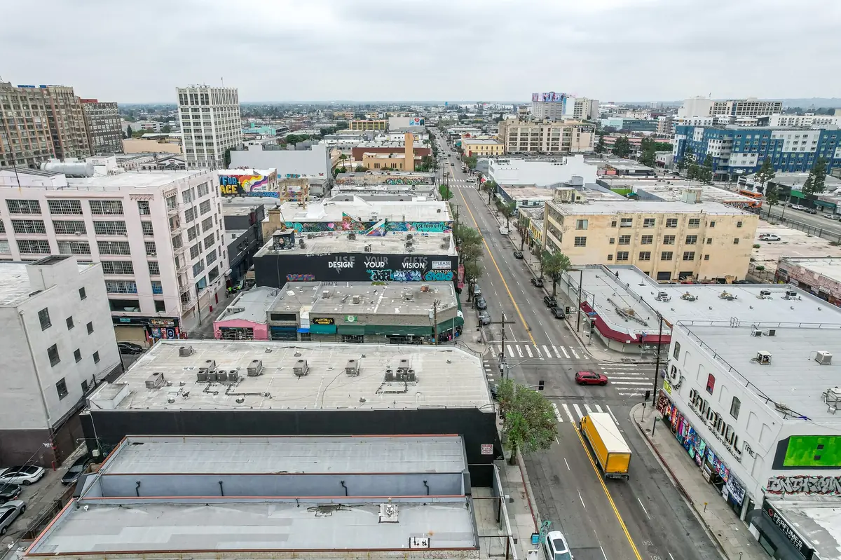 1048-1052 S Los Angeles Street &ndash; Fashion District from above