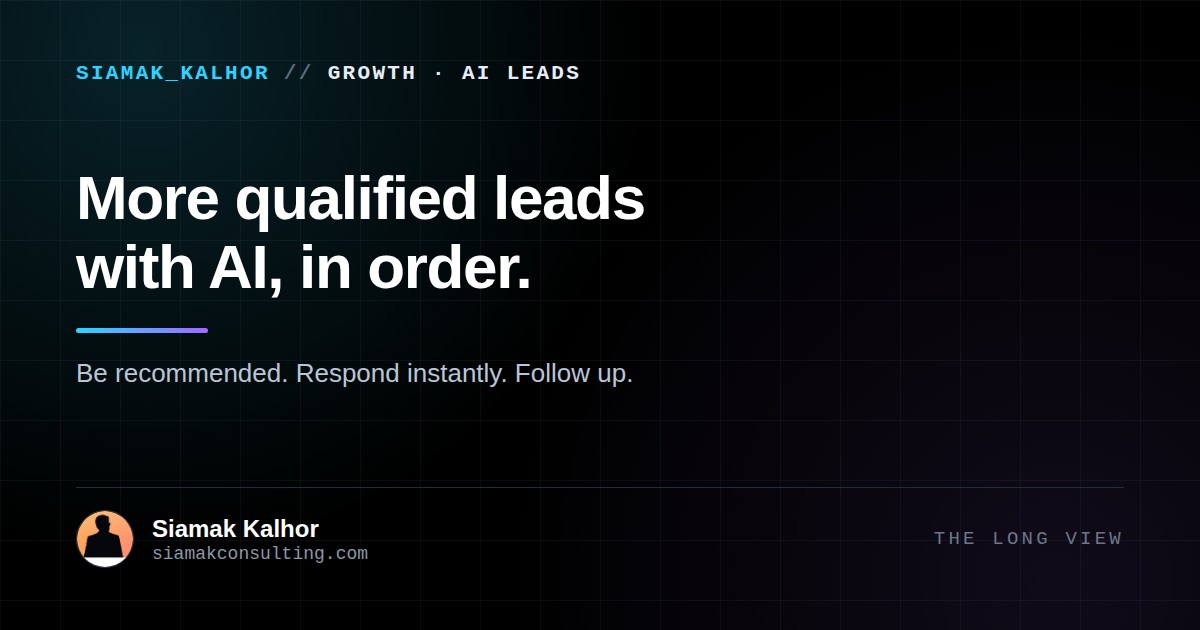 Cover image for the article: How to Use AI to Get More Qualified Leads